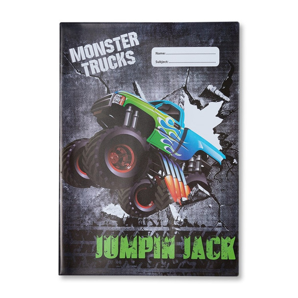 A4 Book Cover - Monster Trucks 4