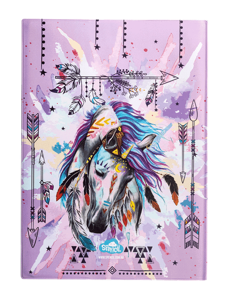 A4 Book Cover - Dreamcatcher Horse 1