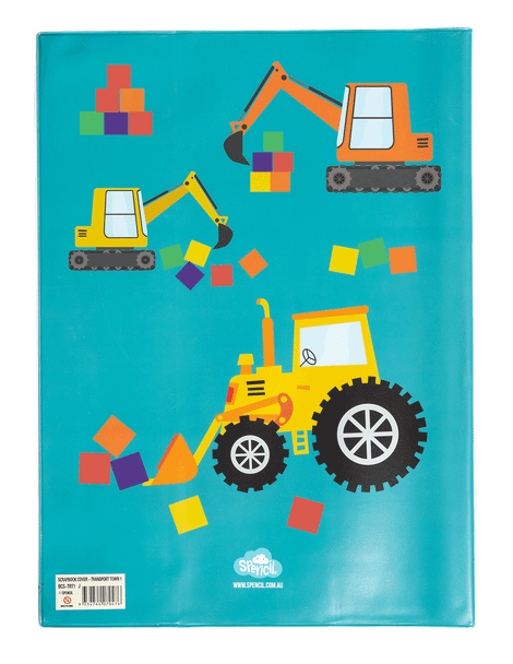 Scrapbook Cover - Transport Town 1