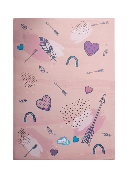 A4 Book Cover - Hearts & Arrows 2