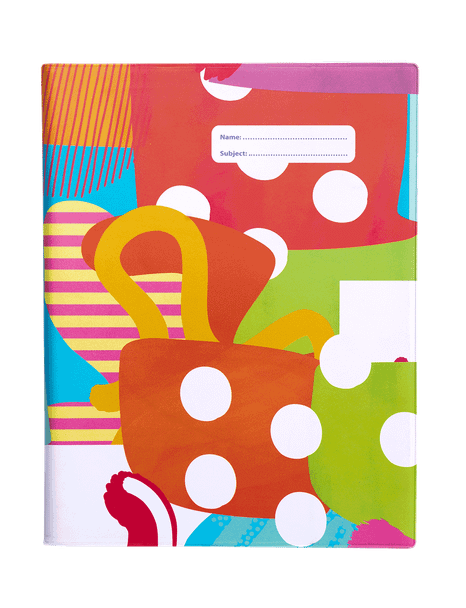 Exercise Book Cover - Colourburst 2