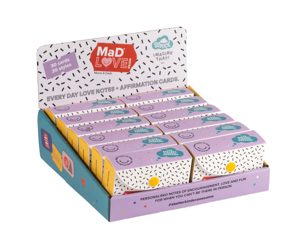 MaD Love Notes - Button Box Display Case (12 Pack)