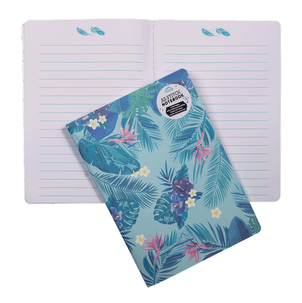 A5 Stitch Notebook - Beach Blooms