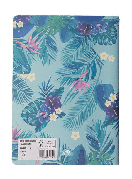 A5 Stitch Notebook - Beach Blooms