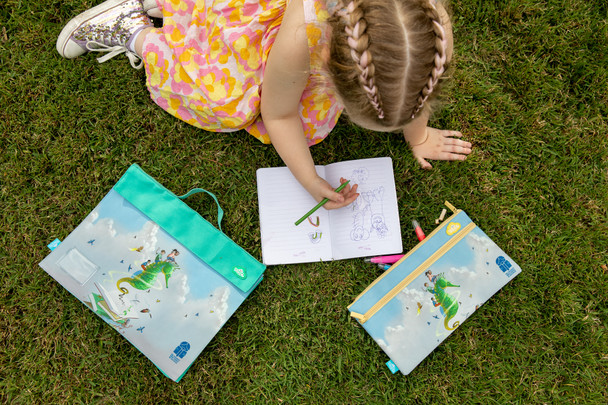 Twin Zip Pencil Case - Read, Grow, Inspire