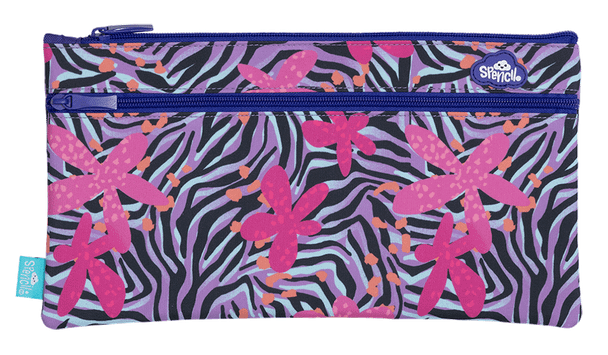 Twin Zip Pencil Case - Born To Be Wild