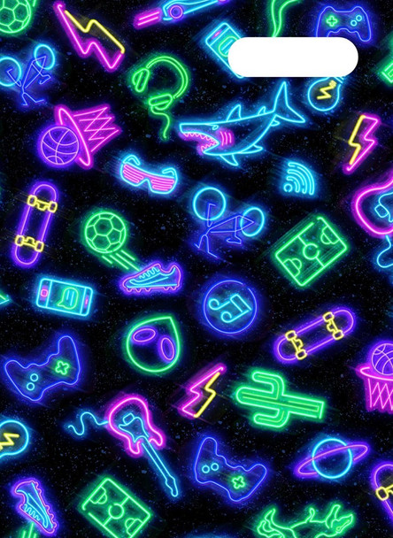 Scrapbook Cover - Neon Life 1