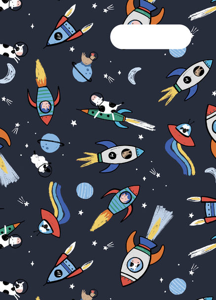 A4 Book Cover - Over The MOOOn 1