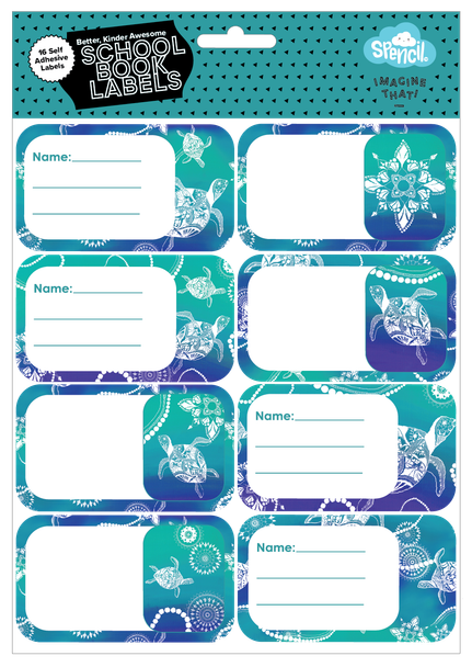 Book Labels - Turtle of Life