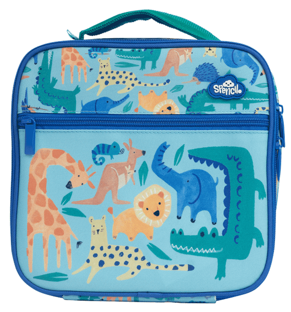 Little Cooler Lunch Bag + Chill Pack - Safari Puzzle