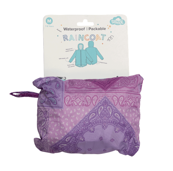 Raincoat - Paisley Patch