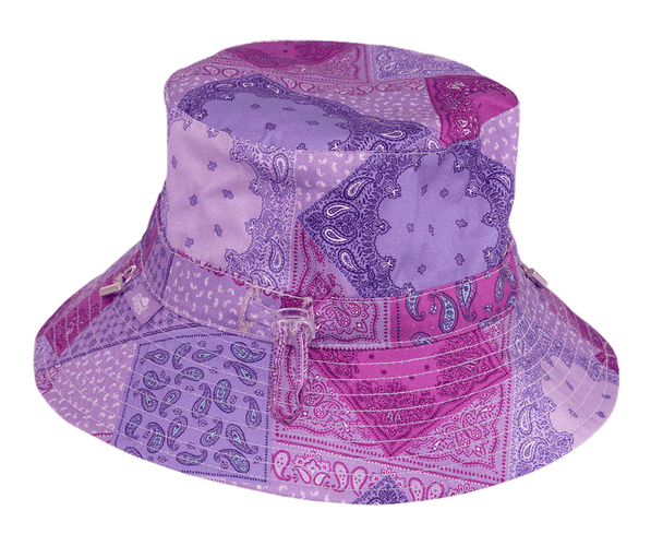 Reversible Bucket Hat - Paisley Patch