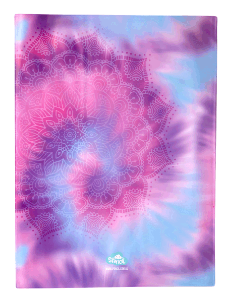 Scrapbook Cover - Tie-Dye Splash