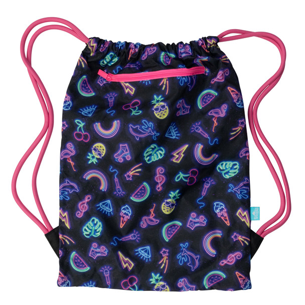 Big Drawstring Bag - Neon Party