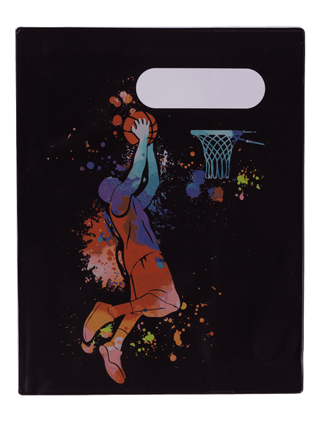 9x7 Exercise Book Cover - Basketball