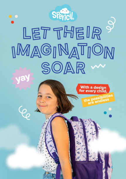 Spencil Point of Sale - A3 Imagination Soar Poster