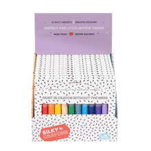 Silky Crayons Display Box - 12 pcs