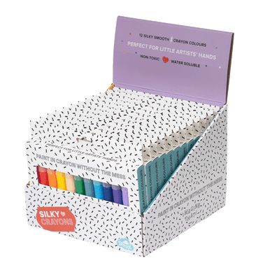 Silky Crayons Display Box - 12 pcs