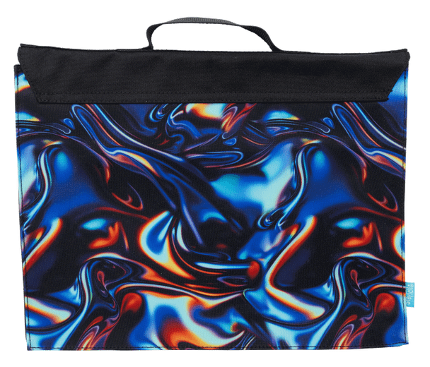 Library Bag - Metallic Waves