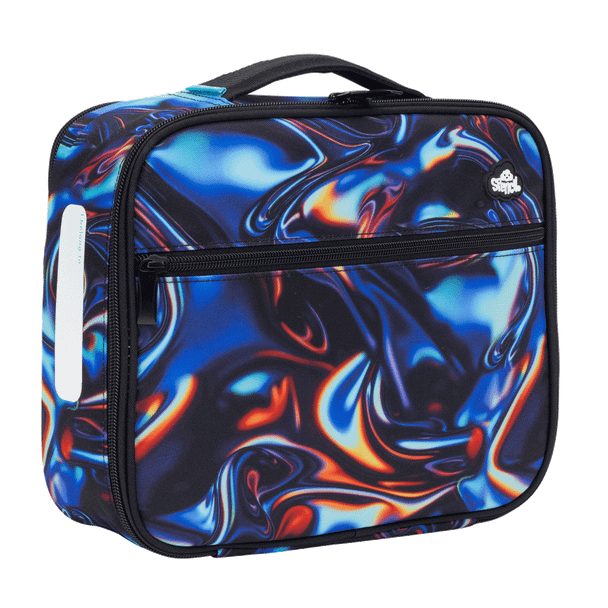 Big Cooler Lunch Bag - Metallic Waves