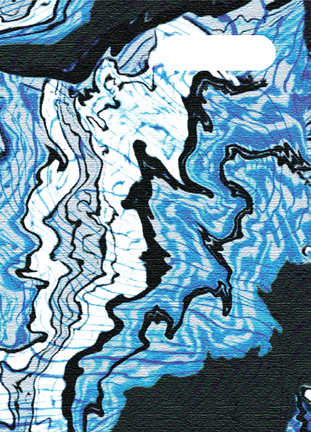 A4 Book Cover - Ripple Effect