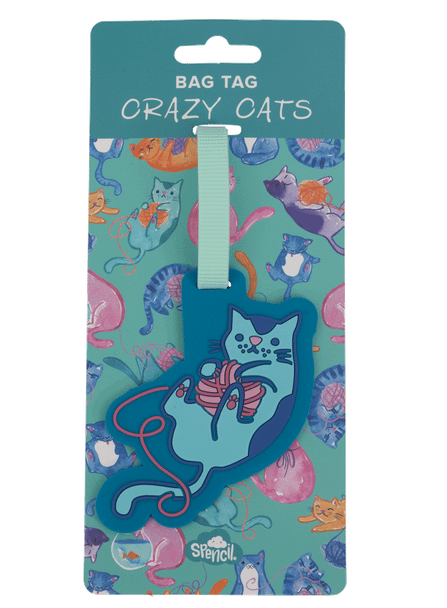 Bag Tag - Crazy Cats