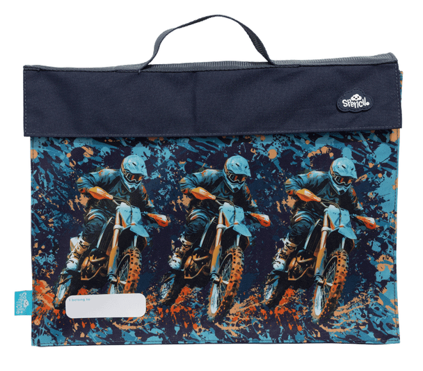 Library Bag - Moto Camo Trax
