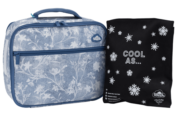 Big Cooler Lunch Bag + Chill Pack - Denim Daze