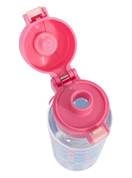 Big Water Bottle - 650ml - Pastel Plaid