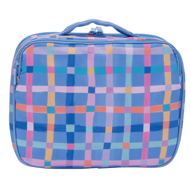 Big Cooler Lunch Bag + Chill Pack - Pastel Plaid