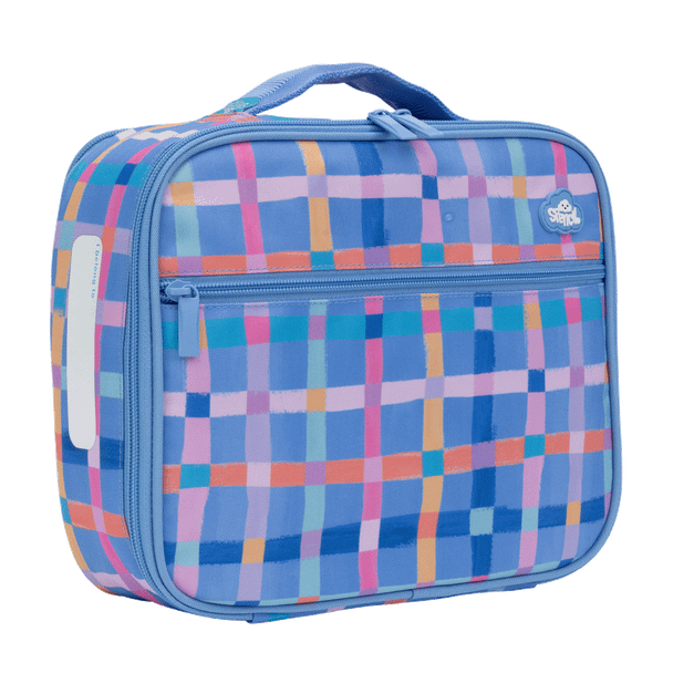 Big Cooler Lunch Bag + Chill Pack - Pastel Plaid