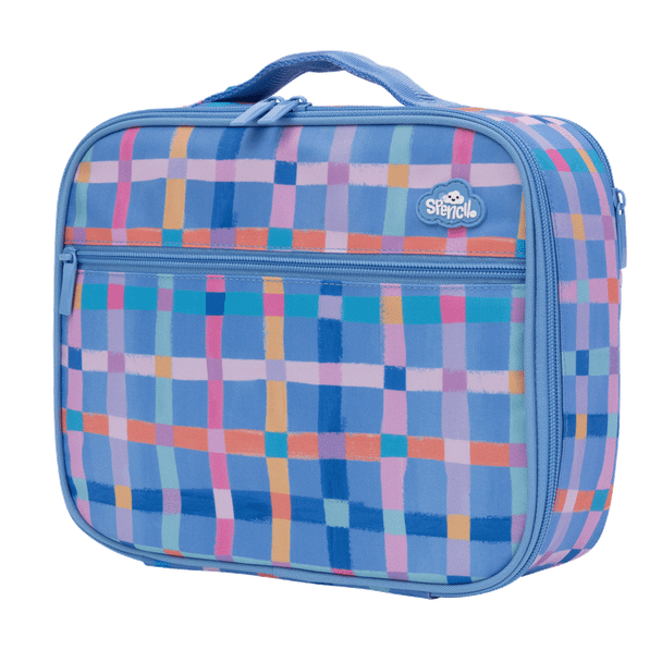 Big Cooler Lunch Bag + Chill Pack - Pastel Plaid