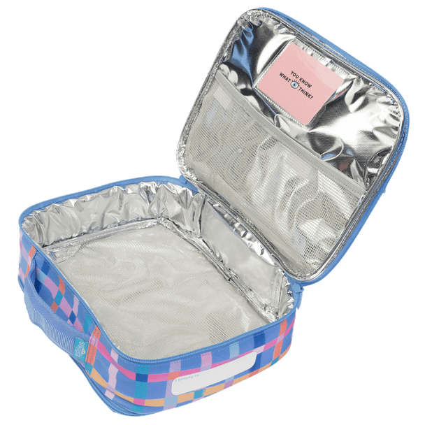 Big Cooler Lunch Bag + Chill Pack - Pastel Plaid