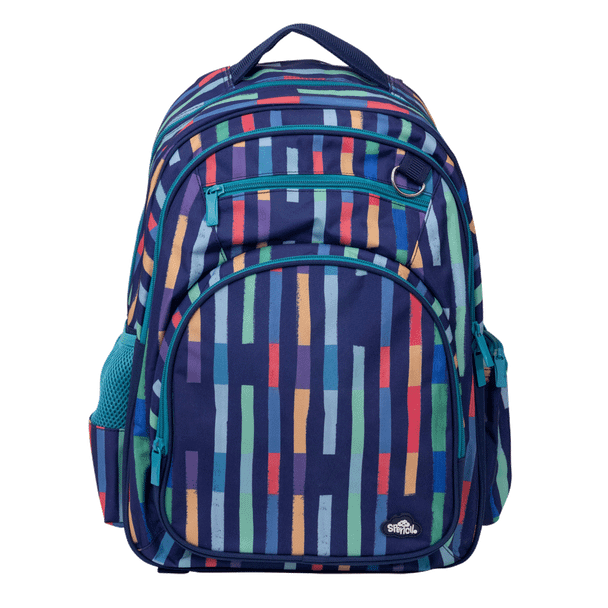 Big Kids Backpack - Bright Stripes