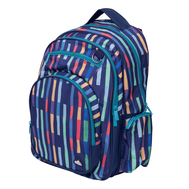Big Kids Backpack - Bright Stripes