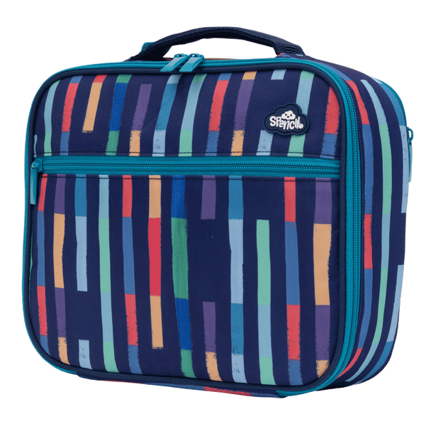 Big Cooler Lunch Bag - Bright Stripes
