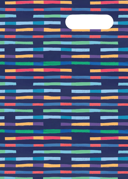 A4 Book Cover - Bright Stripes 2