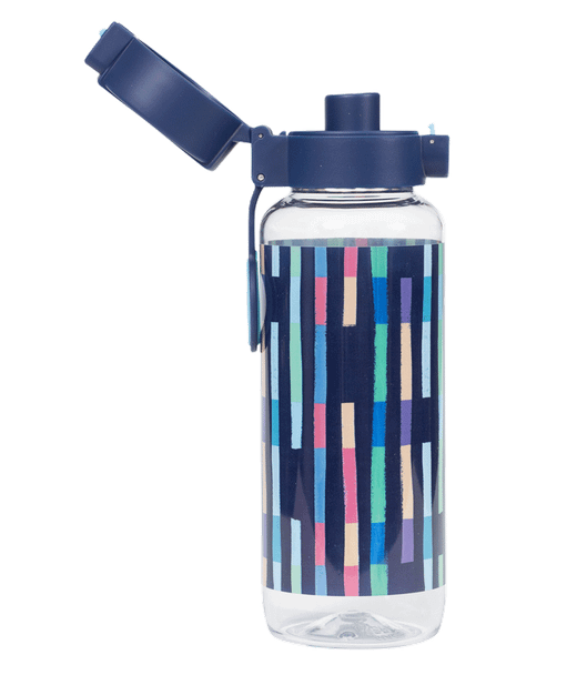 Big Water Bottle - 650ml - Bright Stripes