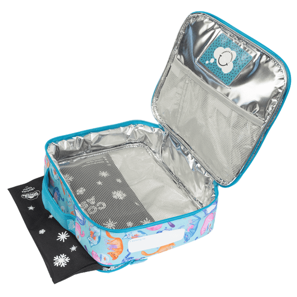 Big Cooler Lunch Bag + Chill Pack - Crazy Cats