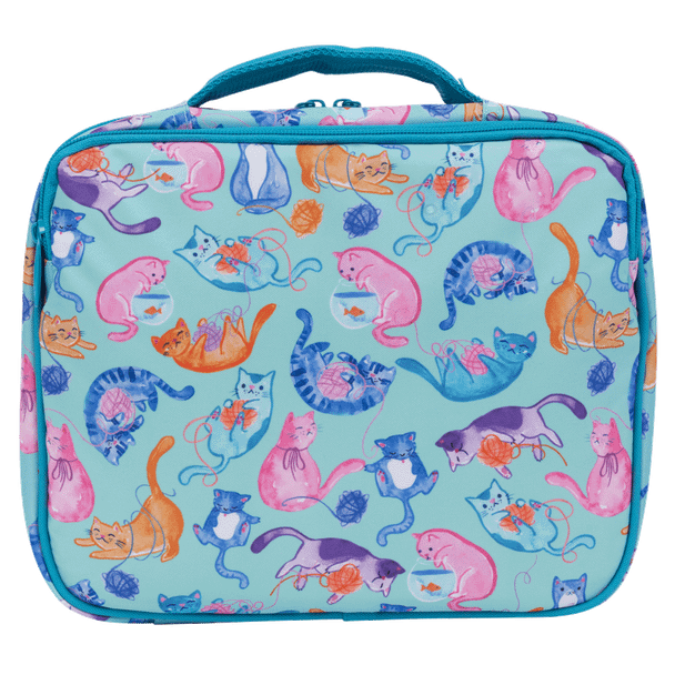 Big Cooler Lunch Bag + Chill Pack - Crazy Cats