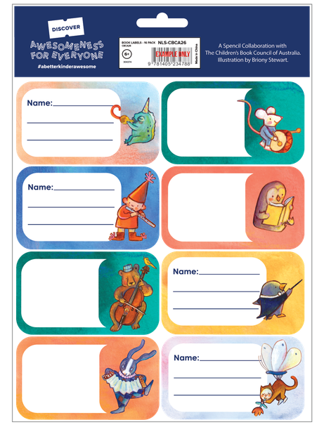 Book Labels - Symphony of Stories