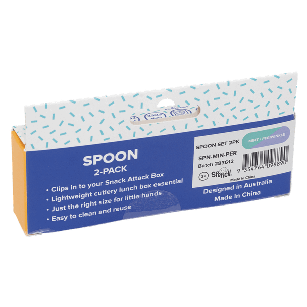 Spoon - 2 Pack - Mint/Periwinkle