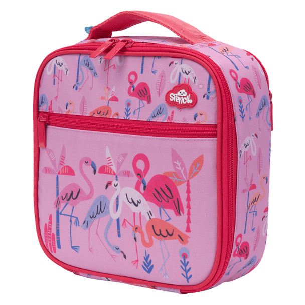 Little Cooler Lunch Bag + Chill Pack - Flamingo Splash