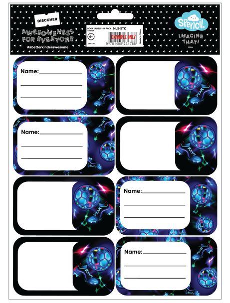 Book Labels - Striker