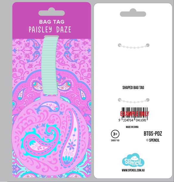 Bag Tag - Paisley Daze