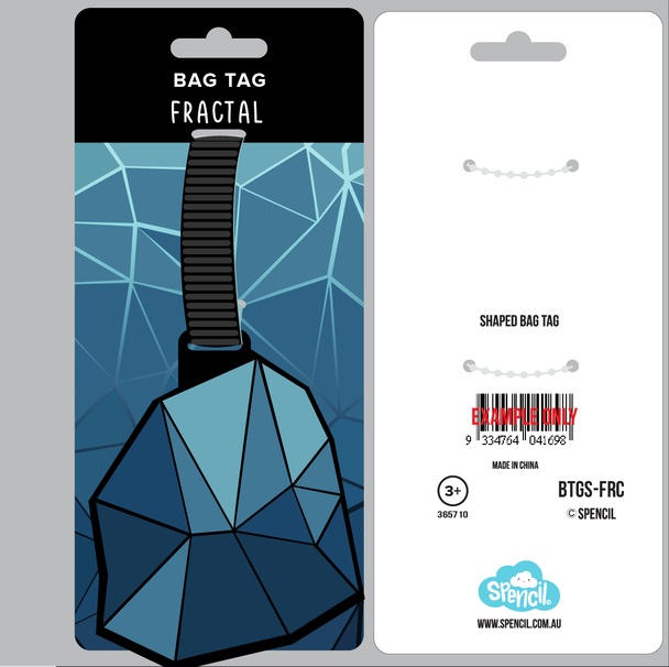 Bag Tag - Fractal