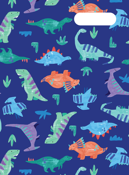 Scrapbook Cover - Dino Pals