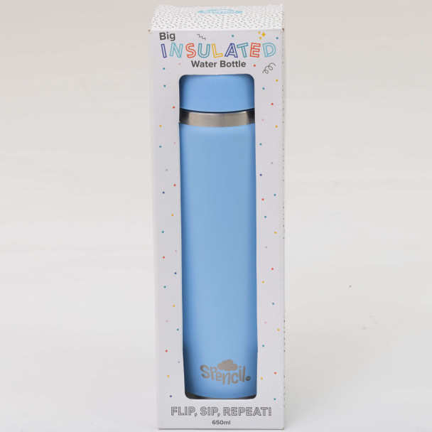 Big Insulated Water Bottle 650ml - Ripple