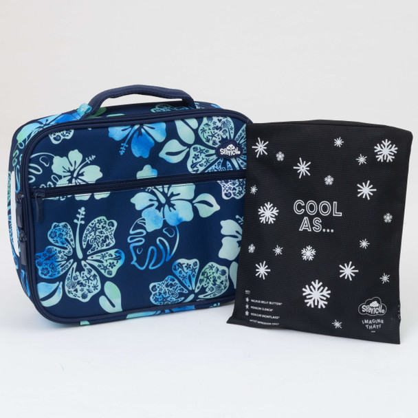 Big Cooler Lunch Bag + Chill Pack - Midnight Hibiscus
