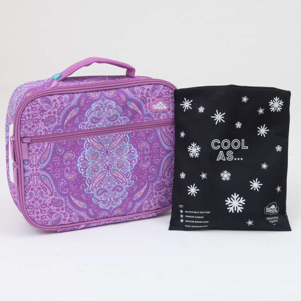 Big Cooler Lunch Bag + Chill Pack - Paisley Daze